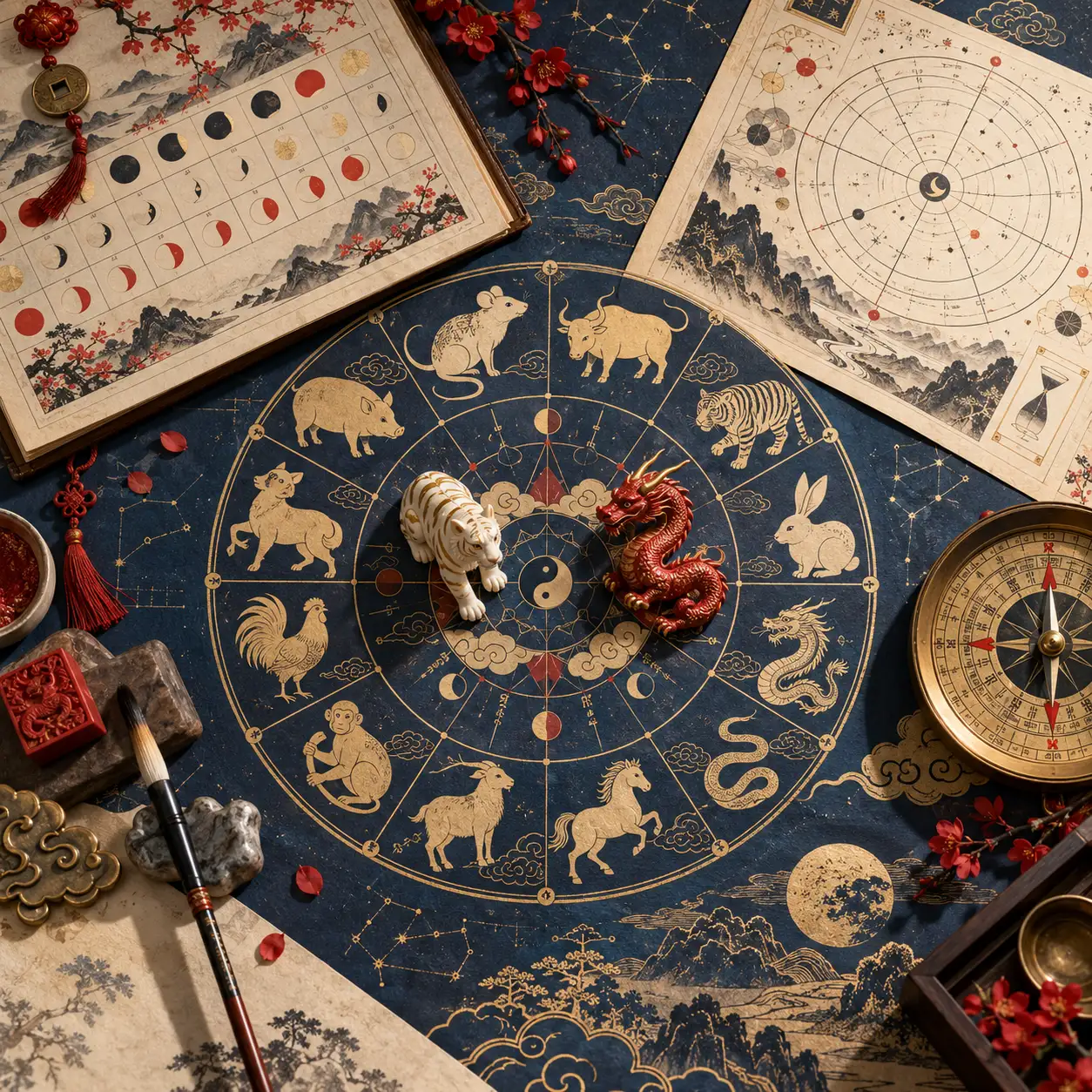 Calcul du signe chinois et de l’ascendant : deux animaux, trois vérifications essentielles