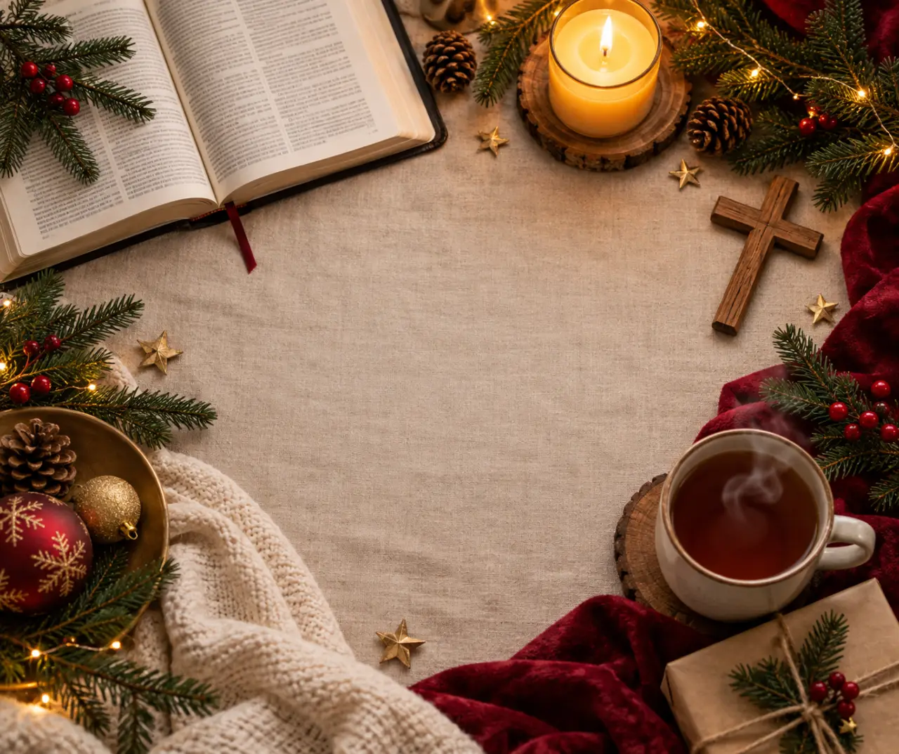 Un message de Noël spirituel pour transmettre paix, foi et réconfort