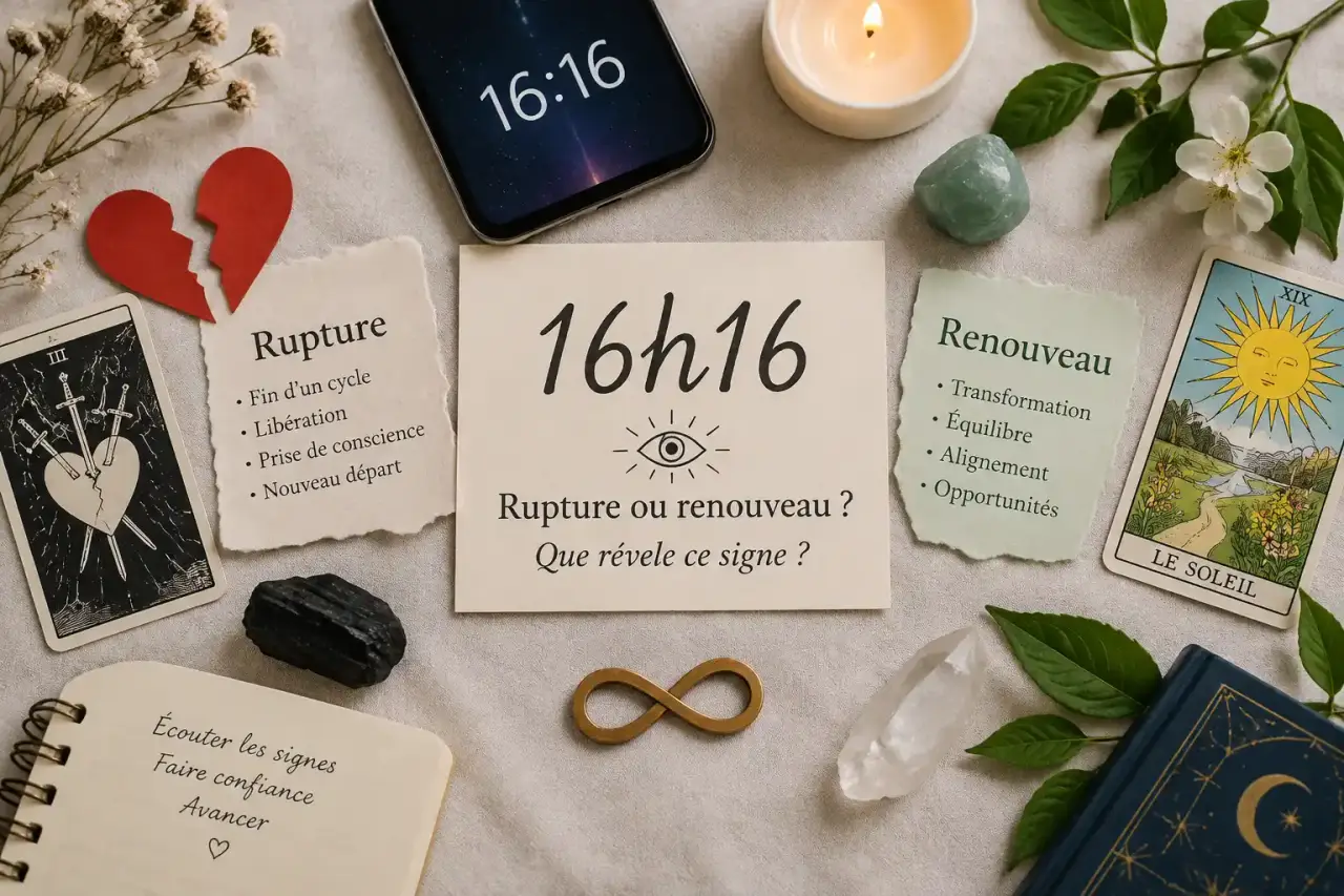 Heure miroir 16h16 : rupture ou renouveau, que révèle ce signe ?
